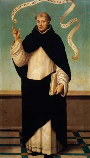 St Vincent Ferrer by Juan De Juanes Oil Painting