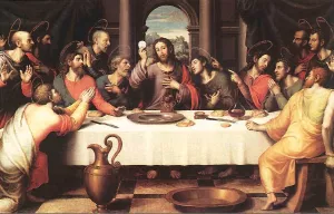The Last Supper by Juan De Juanes Oil Painting