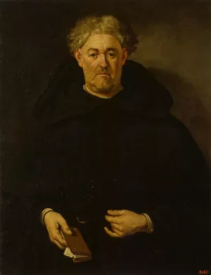 Portrait of a Monk by Juan De Pareja Oil Painting