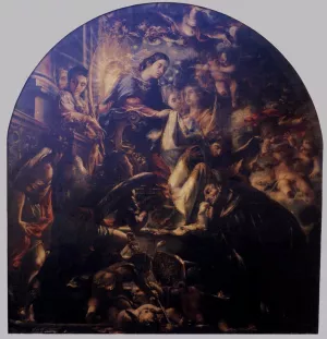 Miracle of St Ildefonsus by Juan De Valdes Leal Oil Painting