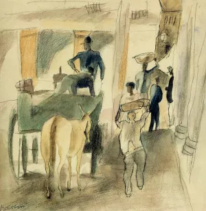 A Street in Cuba Oil painting by Jules Pascin