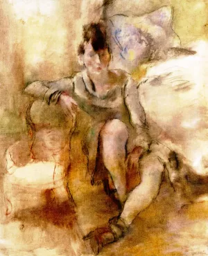 Bobette by Jules Pascin Oil Painting