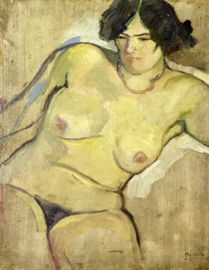 Carmen by Jules Pascin Oil Painting