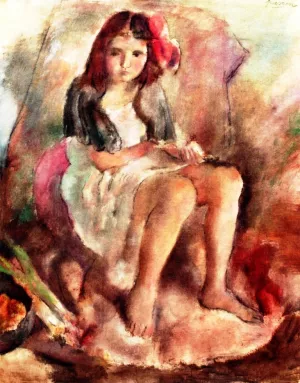 Cinderella by Jules Pascin Oil Painting