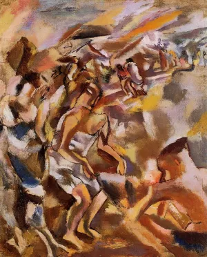 Cuban Figures by Jules Pascin Oil Painting