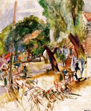 Cuban Figures by Jules Pascin Oil Painting