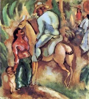 Cuban Rider by Jules Pascin Oil Painting