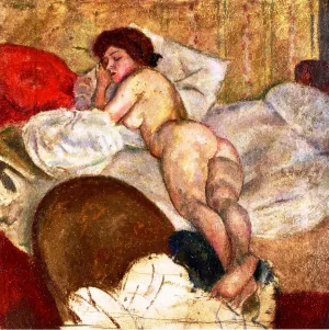 In the Hotel Room by Jules Pascin Oil Painting