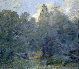 Landscape with Stone Wall, Windham by Julian Alden Weir Oil Painting