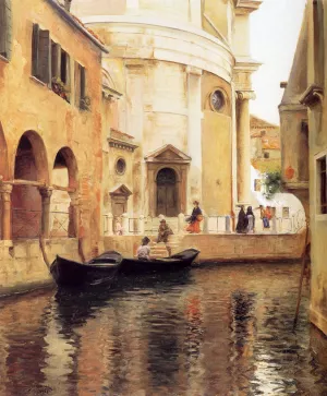 Rio della Maddalena by Julius Leblanc Stewart Oil Painting