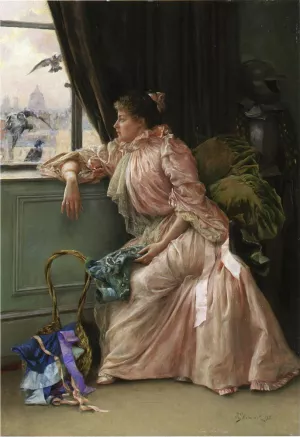 Room with a View by Julius Leblanc Stewart Oil Painting