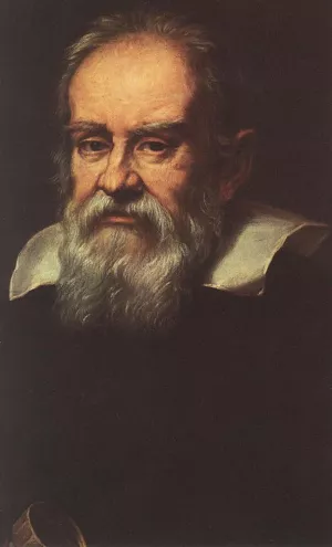 Portrait of Galileo Galilei by Justus Sustermans Oil Painting