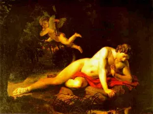Narcissus by Karl Pavlovich Brulloff Oil Painting