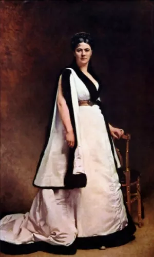 Madame Pasca by Leon Bonnat Oil Painting