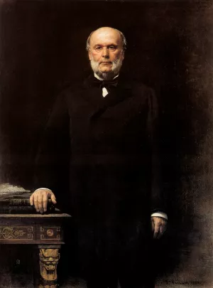 Portrait of Jules Grevy by Leon Bonnat Oil Painting