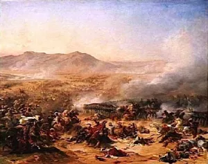 Battle of Mont Thabor by Leon Cogniet Oil Painting