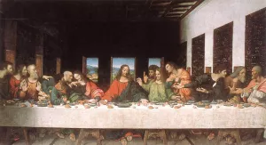 Last Supper by Leonardo Da Vinci Oil Painting