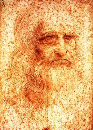 Self Portrait by Leonardo Da Vinci Oil Painting