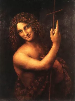 St John the Baptist by Leonardo Da Vinci Oil Painting