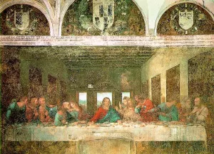 The Last Supper - After Restoration by Leonardo Da Vinci Oil Painting