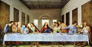 The Last Supper Oil painting by Leonardo Da Vinci