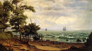 Clearing off the Coast of Maine by Levi Wells Prentice Oil Painting