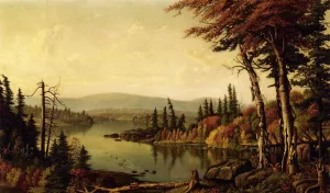 Raquette Lake by Levi Wells Prentice Oil Painting