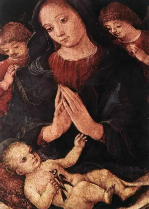 Madonna del Cardellino by Liberale Da Verona Oil Painting