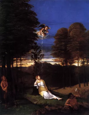 Allegory of Chastity (Maiden's Dream) Oil painting by Lorenzo Lotto