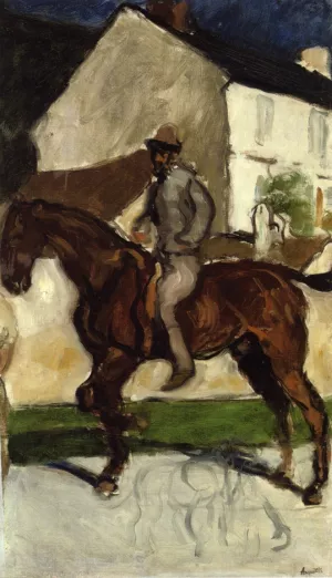 Equestrian Self Portrait by Louis Anquetin Oil Painting