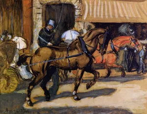 In the Street by Louis Anquetin Oil Painting