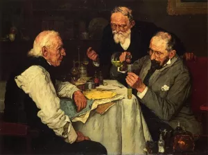 The Chemists by Louis C. Moeller Oil Painting
