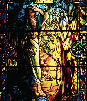 Moses and the Burning Bush by Louis Comfort Tiffany Oil Painting