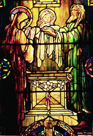 The Dedication in the Temple by Louis Comfort Tiffany Oil Painting