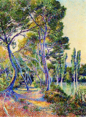 The Banks of the River by Louis Gaidan Oil Painting