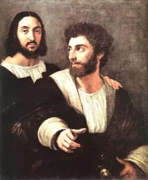Double Portrait by Louis-Joseph-Raphael Collin Oil Painting