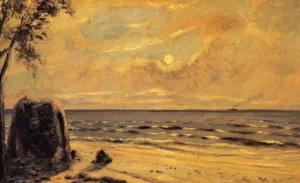 Moonlit Sea by Louis M. Eilshemius Oil Painting