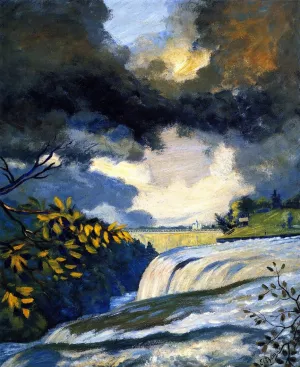 Niagara Falls by Louis M. Eilshemius Oil Painting