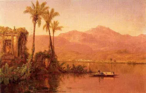 River Scene, Ecuador by Louis Remy Mignot Oil Painting