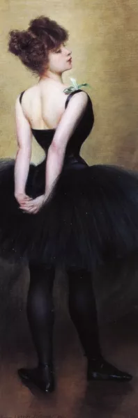 Ballerina by Louis Robert Carrier-Belleuse Oil Painting