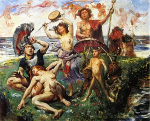 Ariadne auf Naxos by Lovis Corinth Oil Painting