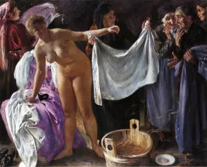 Witches by Lovis Corinth Oil Painting
