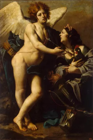 Allegory of Jealousy by Luca Ferrari Oil Painting