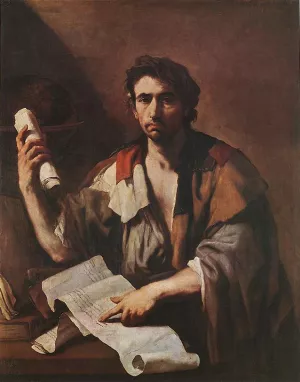 A Cynical Philospher by Luca Giordano Oil Painting