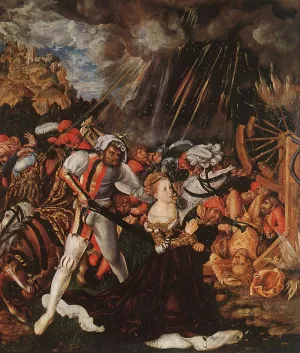 The Martyrdom of St Catherine by Lucas Cranach The Elder Oil Painting