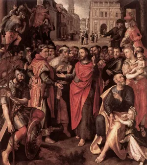 The Emperor's Toll by Maarten De Vos Oil Painting