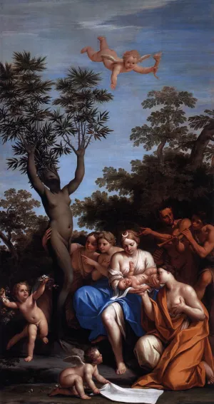 Birth of Adonis by Marcantonio Franceschini Oil Painting