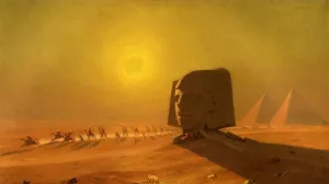 Sphinx in the Desert by Marcus Waterman Oil Painting