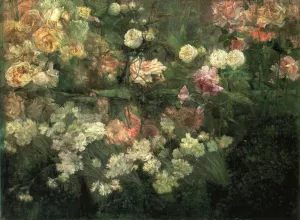 Garden in May by Maria Oakey Dewing Oil Painting