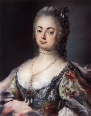 Portrait of Cornelia Foscolo Balbi by Marianna Carlevaris Oil Painting